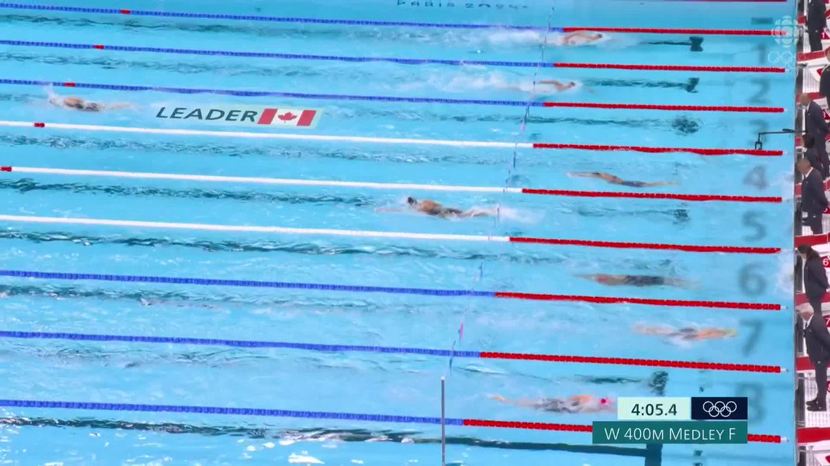 It's the summer of Summer. ☀️ Summer McIntosh is your 400m individual medley Olympic champion!🥇 #TeamCanada | #Paris2024 | Radio-Canada Sports