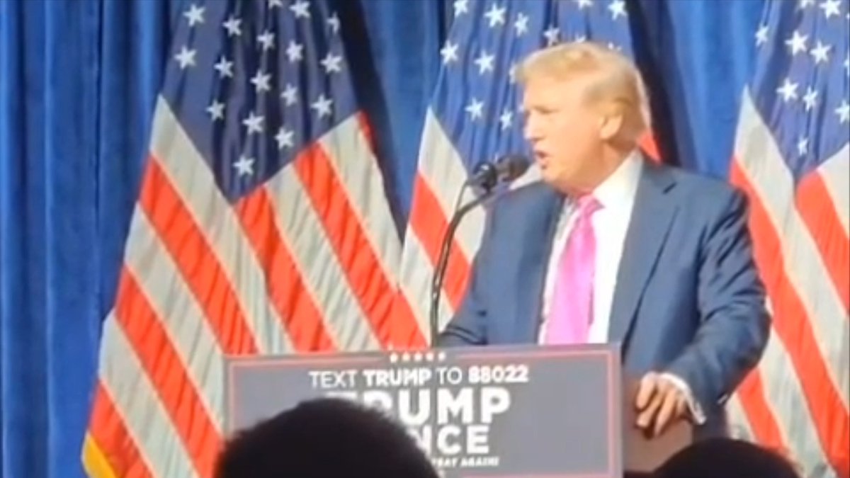 Trump melts down about Kamala Harris yesterday in leaked video: “She is vicious! She’s got a fresh way about her... She’s very nasty!”