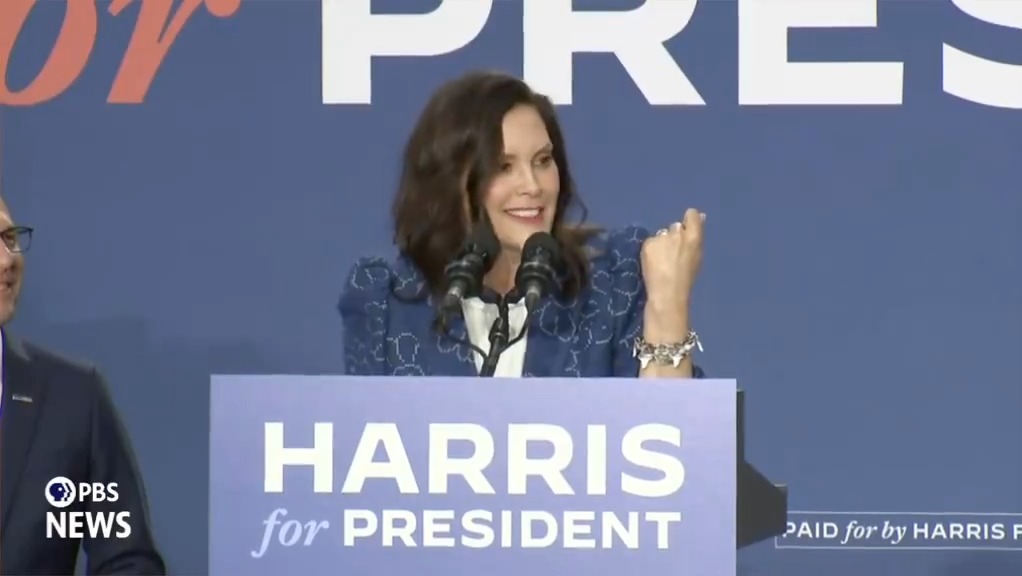 BREAKING: Governor Gretchen Whitmer just brought the house down when she explained why Donald Trump is terrified of Vice President Kamala Harris. Trump knows Kamala Harris is going to prosecute his record. Retweet to make sure all Americans see this.