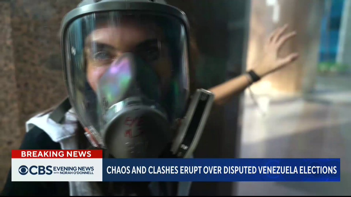 Thousands are protesting across Venezuela, accusing President Nicolás Maduro of attempting to steal the country's election. CBS News' Lilia Luciano, the only U.S. network correspondent on the ground in Venezuela, has the latest.