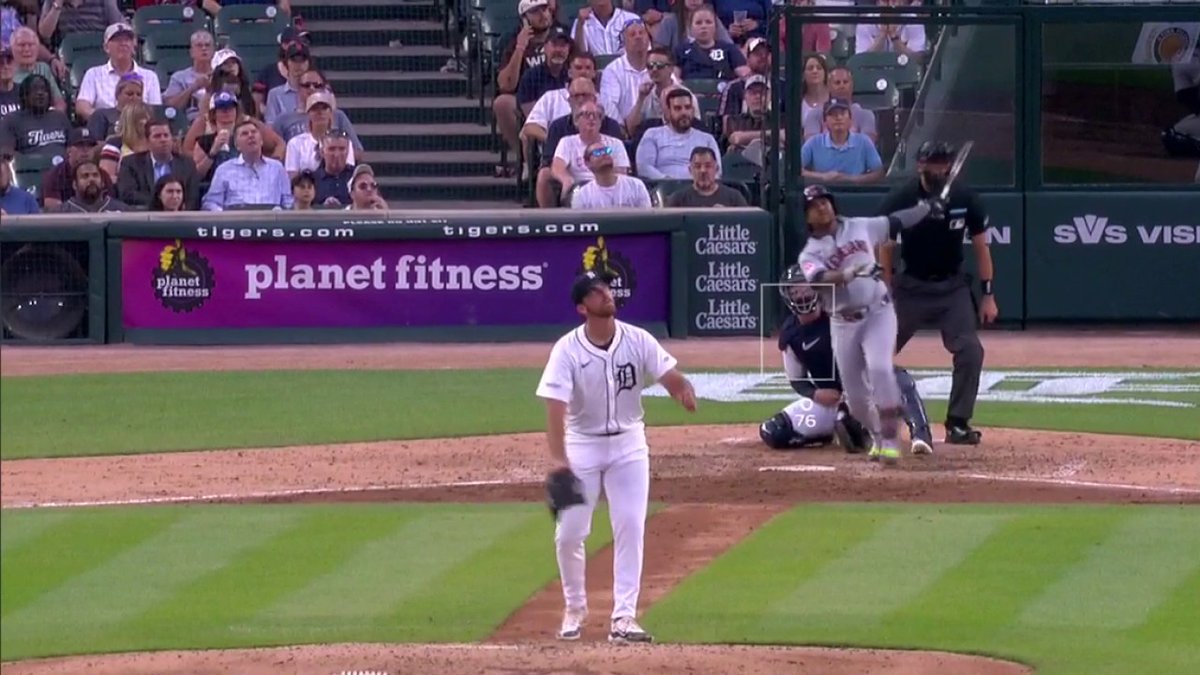 Jose Ramirez has a two home run day and ties Albert Belle for second for most home runs in Cleveland baseball history! #ForTheLand