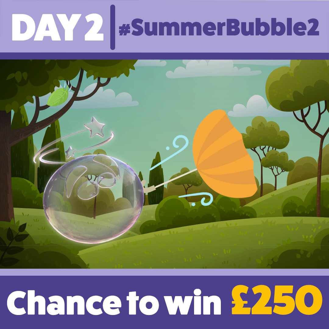 🌞 Summer Bubble #PrizeDraw - Day 2 For a chance to #WIN £250: ✅ Reply with hashtag #SummerBubble2 &amp; tell us how many leaves fall in the video! ✅ Follow us ✅ Retweet this Day 2 of draw closes @ 23:59 30.07.24. UK&amp;18+ only. T&amp;Cs apply: