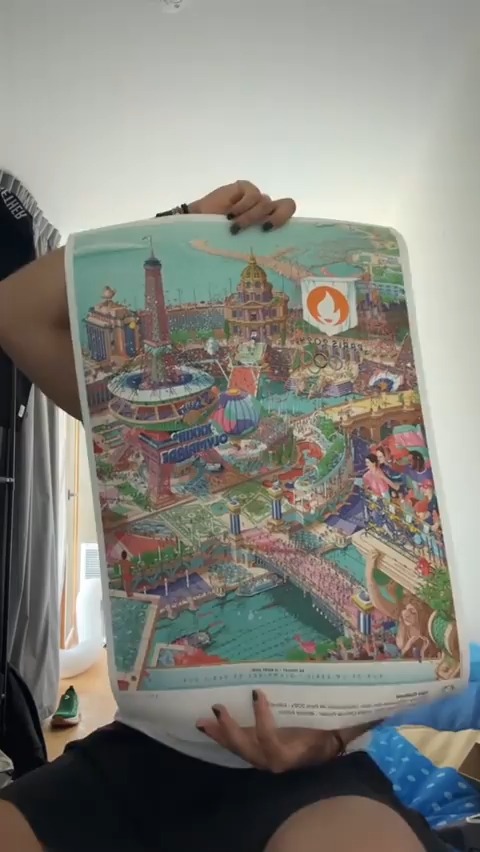 Ana Paula Vázquez muestra el regalo que les dan a los medallistas en #Paris2024 😍🇲🇽