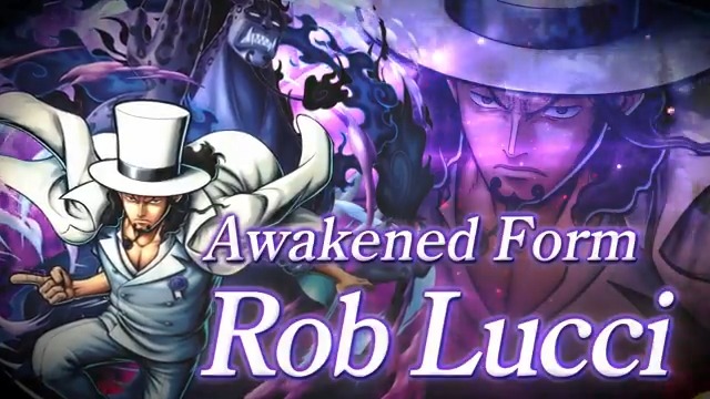New Character! ■Awakened Form Rob Lucci Blue Element / Runner Fight while changing between a Runner who can move fast and an Attacker who can easily KO foes! As a Runner, use "Tempest Kick" to create a marker that lets you move straight to your foes and attack! #BountyRush