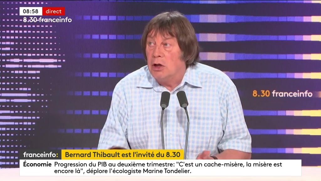 🔴➡️ "Il faut en finir avec ces dispositions qui permettent à un seul homme ou une seule femme de pouvoir décider dans un pays comme la France, de tout, sans aucune concertation. On a une hyperprésidence qui aujourd’hui atteint ses limites", estime Bernard Thibault.
