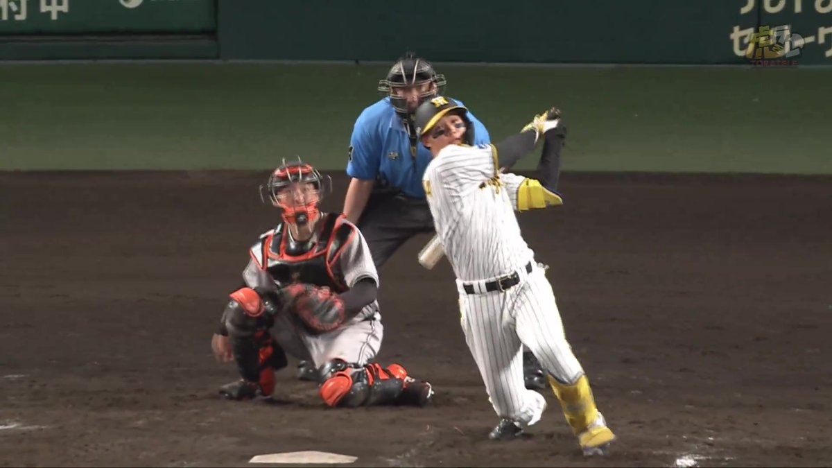 8回裏、森下選手のレフト第8号ソロホームラン！ #hanshin #虎テレ #阪神タイガース #ARE_GOES_ON
