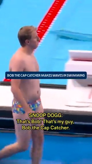 "That's my guy!" Snoop Dogg 🤝 Bob the Cap Catcher. An iconic duo. #ParisOlympics