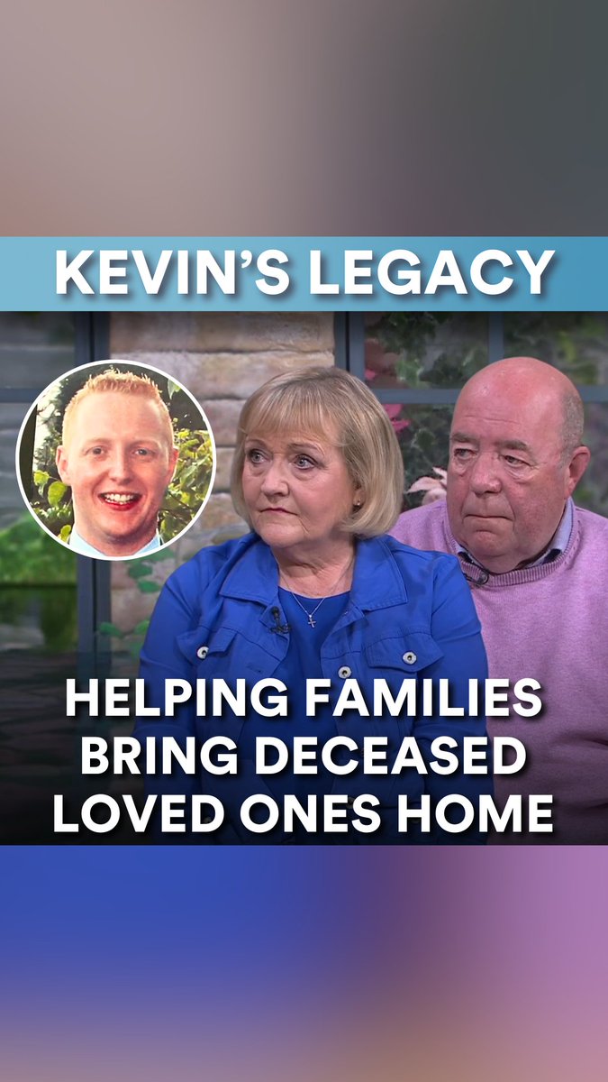 "Everybody remembers Kevin, he was just that type of character" The Bell's founded The Kevin Bell Repatriation Trust after their son Kevin died in a hit-and-run in New York. The charity has helped over 1,620 families bring their deceased loved ones back to Ireland #IrelandAM