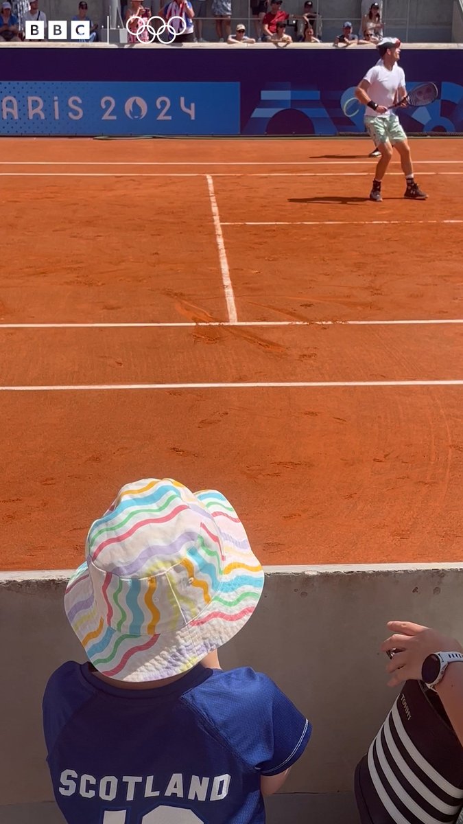 'He's done enough for one man. More than enough!' 😭 The cutest Andy Murray fan EVER 🥹 #BBCOlympics #Paris2024 #Olympics