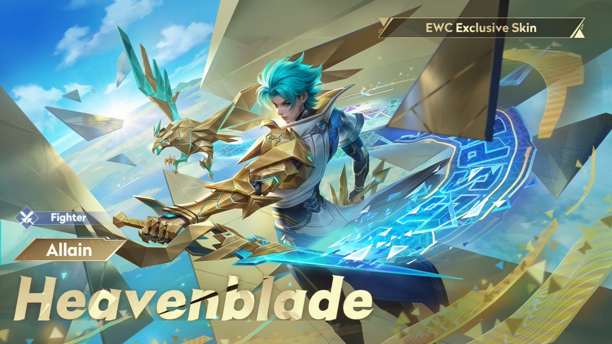 HOK SKIN GIVEAWAY We're giving away the EWC Exclusive Skin for Allain to two lucky winners. To enter: 👑 Follow Tribe Gaming 👑 Retweet and Like 👑 Tag a friend Winners will be chosen on August 5th, good luck! #EsportsWorldCup #honorofkings #hokmidseason #EWC #HOKxEWC #HOKxEWC2024 #ad