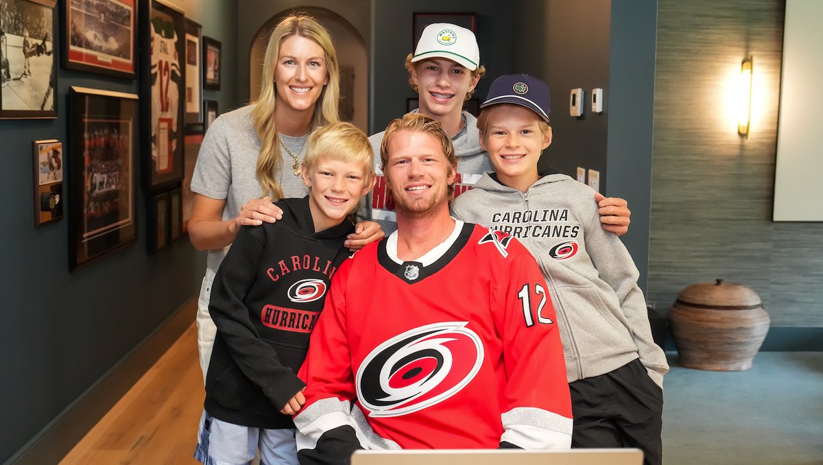 A career played with honor, respect and hard work Eric Staal's number 12 is headed to the rafters in Raleigh