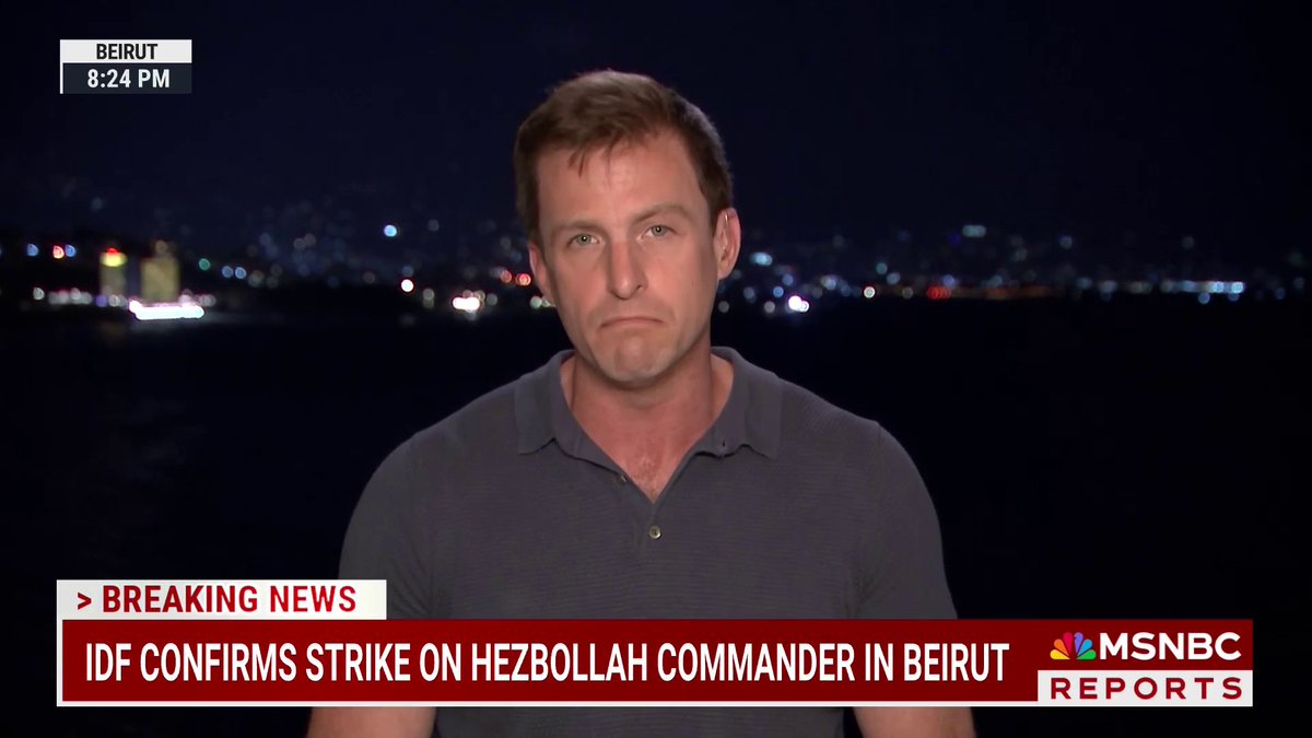 BREAKING: IDF confirms strike on Hezbollah commander in Beirut. Matt Bradley has the latest.