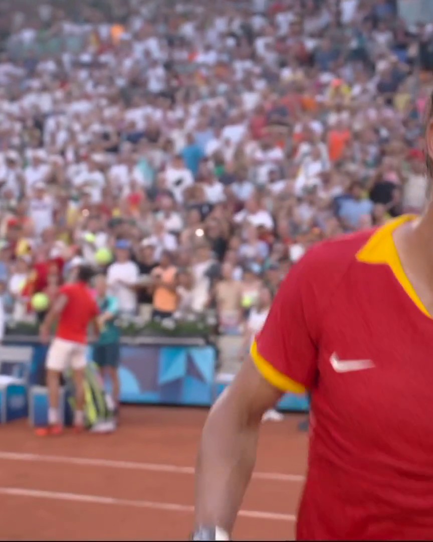 Nadal is happy, we are happy 🥹🇪🇸 #Paris2024