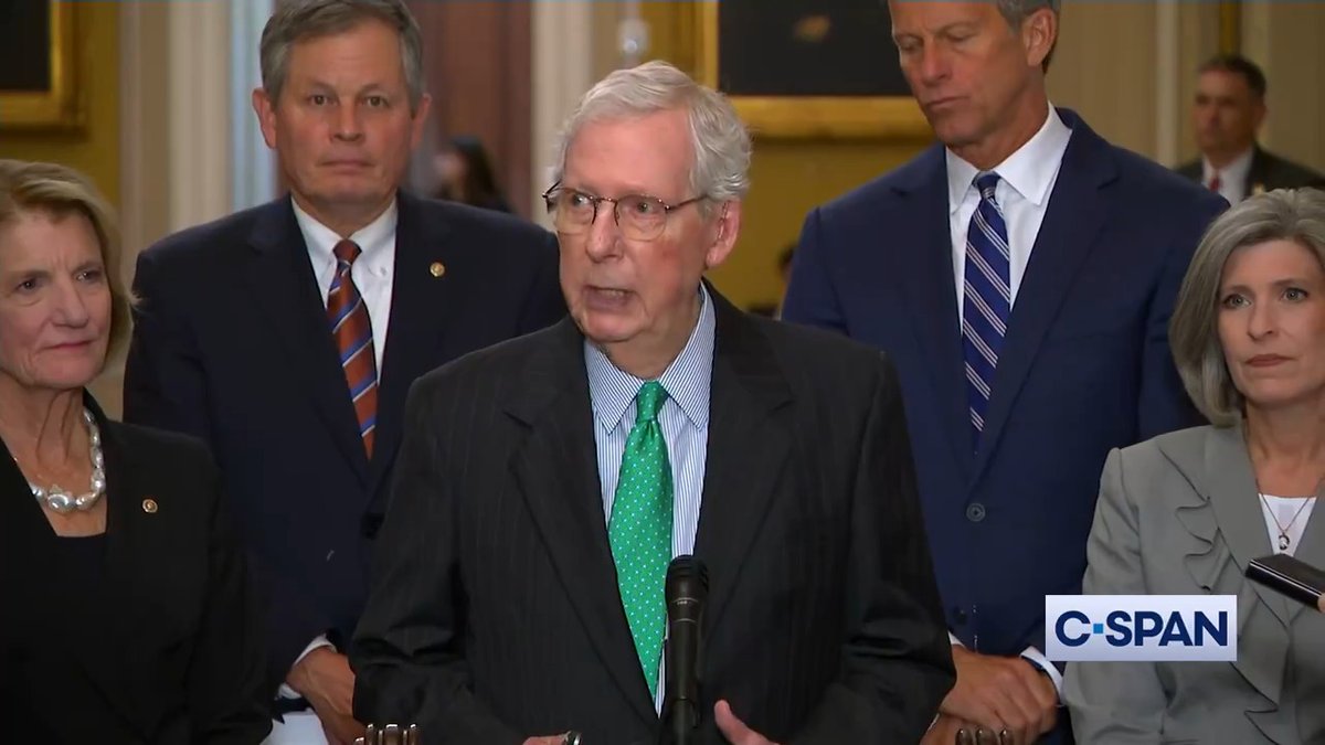 .Mitch McConnell on President Biden's Supreme Court proposals: "I couldn't be more disappointed. This is a man who was chairman of the Judiciary Committee for a long time. He absolutely knows what he recommended is unconstitutional...I know he knows better."