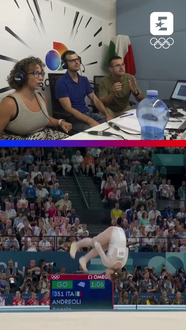 FATE D'ARGENTO 🤩🥈🤸‍♀️🇮🇹 L’argento delle nostre ginnaste vissuto dalla nostra cabina di commento con Ilaria Colombo, Marcello Brancaccio, Andrea Macchini #Paris2024 #Olympics #HomeOfTheOlympics #ItaliaTeam #ArtisticGymnastics