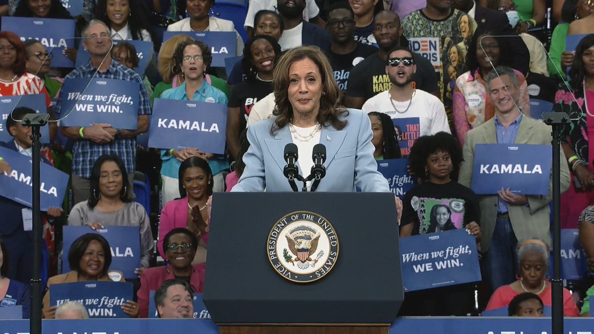 Vice President Harris: Donald, I do hope you'll reconsider to meet me on the debate stage. As the saying goes, if you got something to say, say it to my face