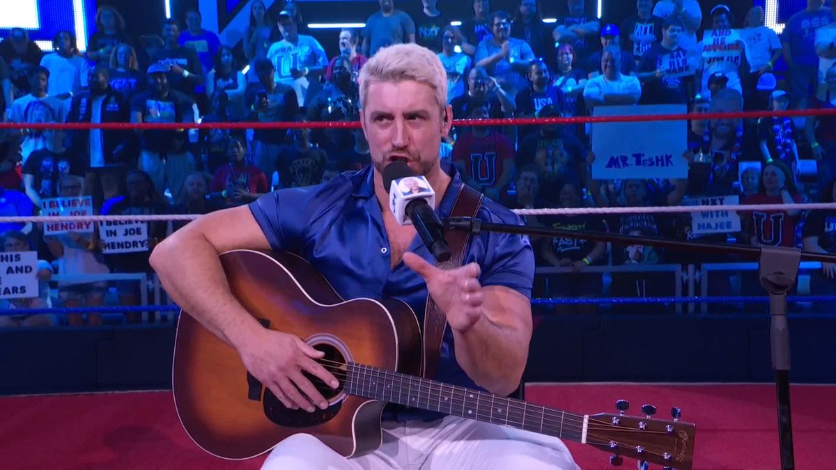 Ladies and Gentlemen, Joe Hendry! 🎤🎵 #NXTGAB