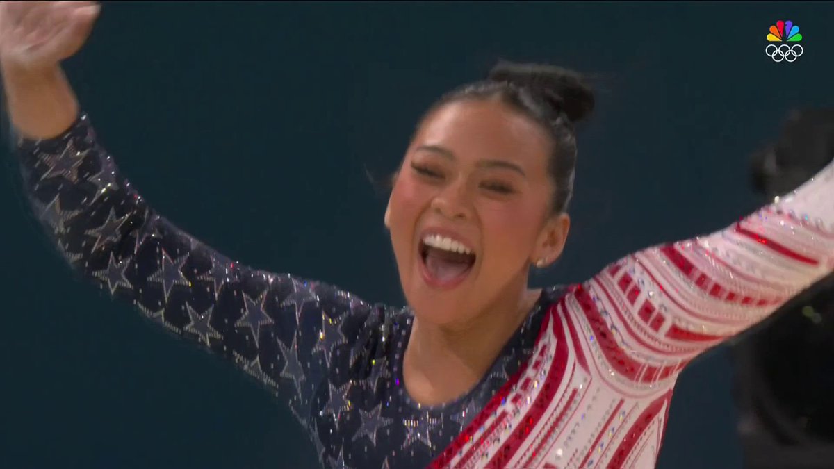 SUNI LEE'S BEAM IN SLOW MOTION. 🤯 📺 #ParisOlympics on NBC and Peacock
