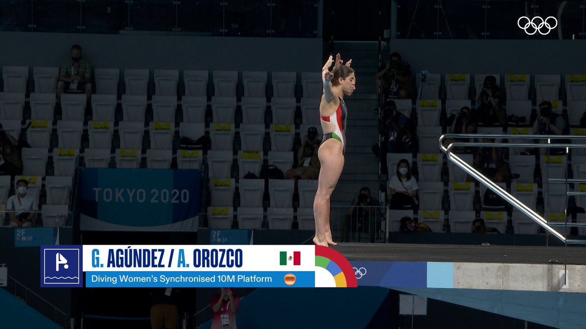 Warm up for the women's syncronised 10m platform final by looking back at the top three from Tokyo 2020! 💦 #Olympics #Paris2024 #Diving World Aquatics | Comité Olímpico Mexicano | Team USA