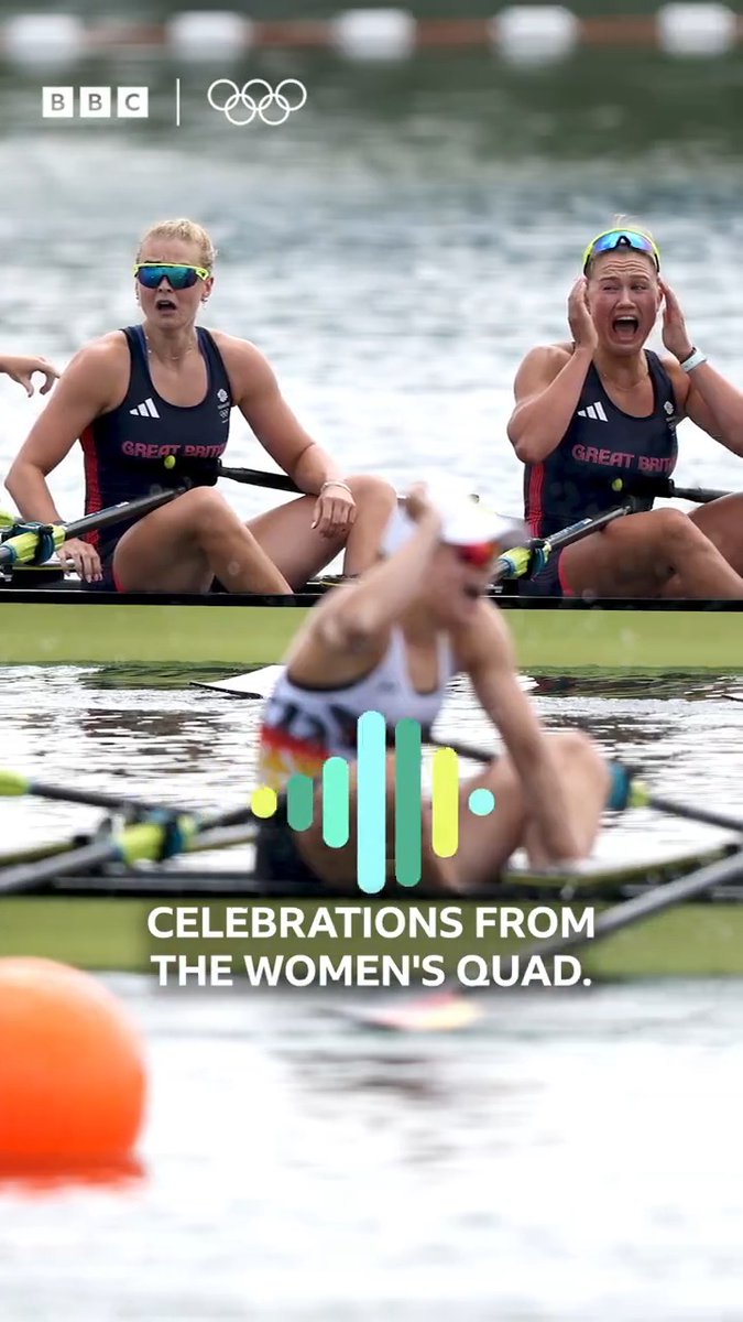 A stunning comeback gold win for women's quad sculls after a photo finish 😮 Incredible commentary from Chris Jones 🎙️ 📲 #Paris2024 #Olympics #BBCOlympics