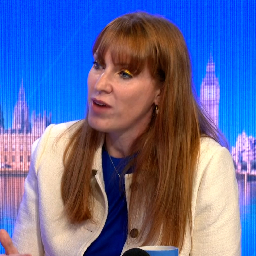 'Lobbing bricks and setting fire to vans isn't a protest... they are thugs.' Asked if the EDL should be banned, Angela Rayner tells Shelagh Fogarty the government will review the situation and the Southport rioters will feel 'the full weight of the law.'