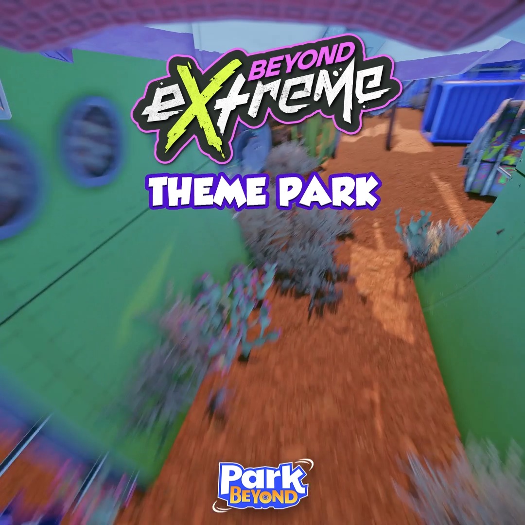 Extreme, more extreme, Beyond eXtreme. In our first DLC of the annual pass which was released last year, our adrenaline junkie Blaize shows you how wild things can get in #ParkBeyond. I mean, do we need to say more than “laser-shooting T-Rex” to convince you?🎢 🦖