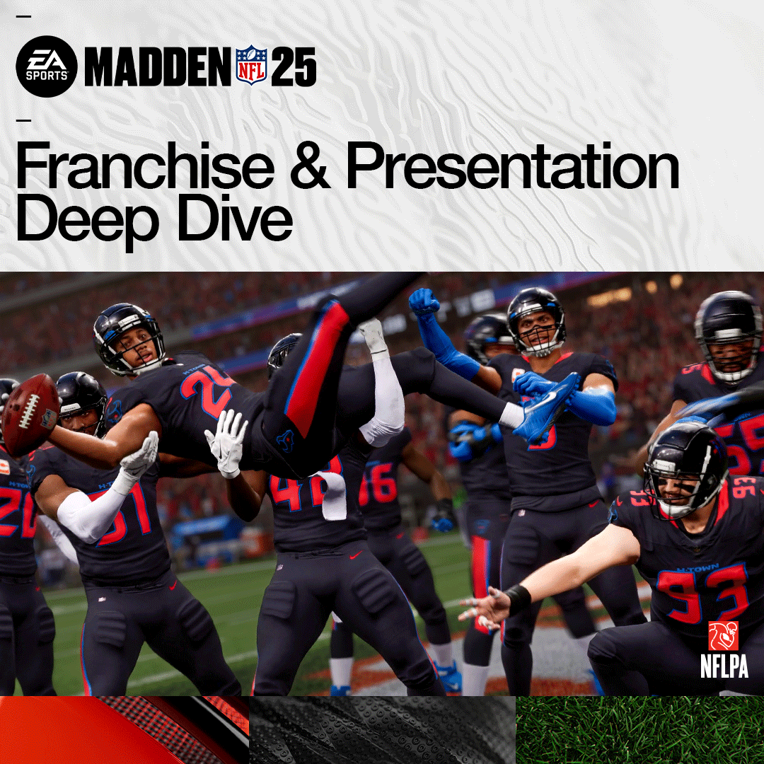 Deep Dive into #Madden25 Franchise Mode & Presentation! 🔖 70+ New Dynamic Storylines 👕 Team Builder is HERE ✨ Authentic Draft Night ➕ More New Features Available 8.16.24. Pre-Order Today! 🔗:
