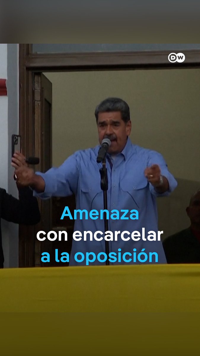 #Maduro culpa a la oposición por las muertes en las protestas El presidente de #Venezuela amenaza con encarcelar a Edmundo González Urrutia y María Corina Machado. Los responsabiliza de la "violencia criminal" desatada en las protestas contra el resultado electoral del domingo. /es