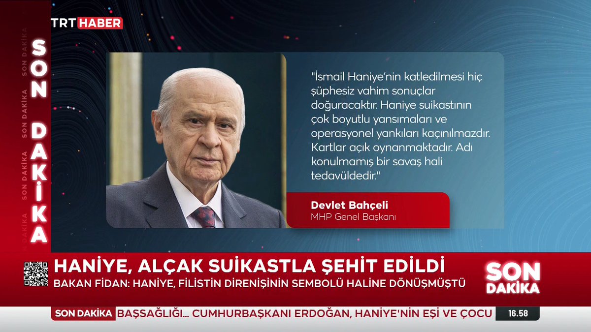 Haniye suikastinin çok boyutlu yansımaları ve operasyonel yankıları kaçınılmazdır.