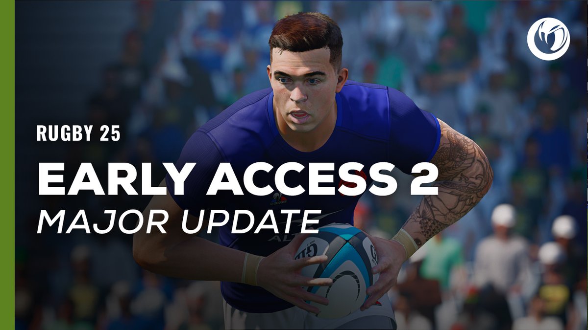 Welcome to the first major update in the Rugby 25 Early Access! 🏉 Read the full Patch Note here ➡️