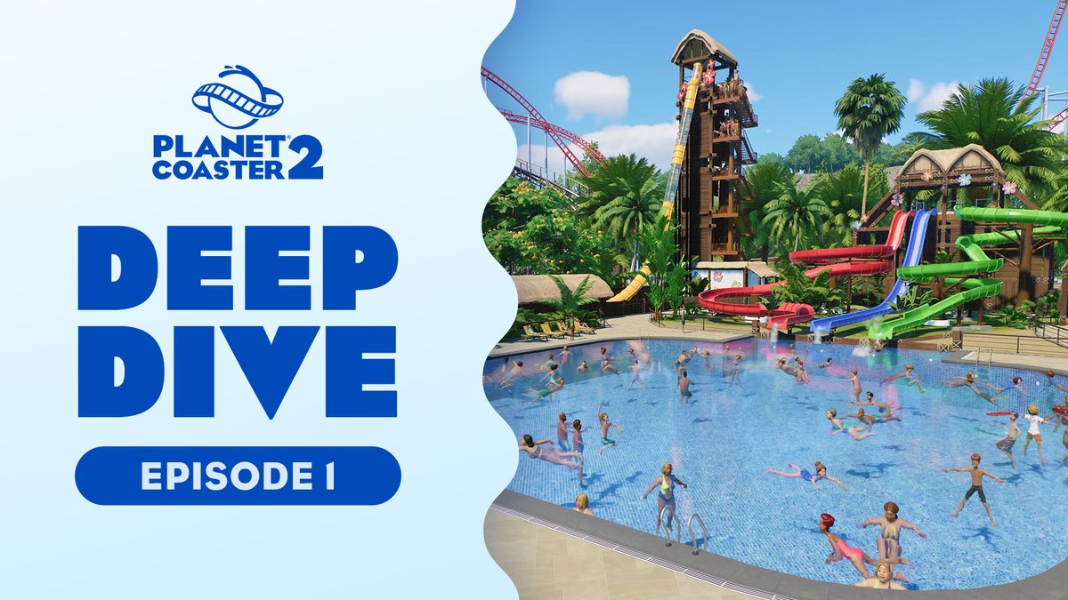 Take a first look at how we combined coasters and waters parks in Planet Coaster 2 in our first gameplay Deep Dive video! 🌊 👉
