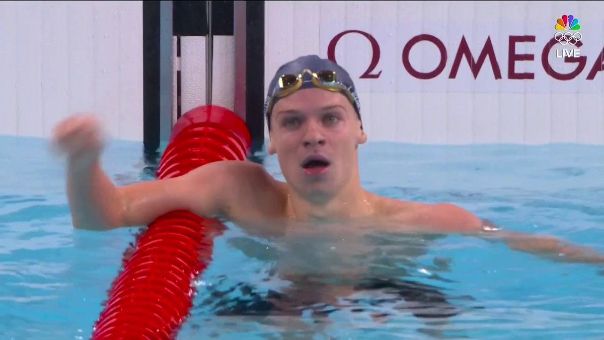 UNREAL. LEON MARCHAND WITH AN INCREDIBLE COMEBACK TO IGNITE THE CROWD IN PARIS. 🇫🇷 #ParisOlympics | 📺 NBC & Peacock