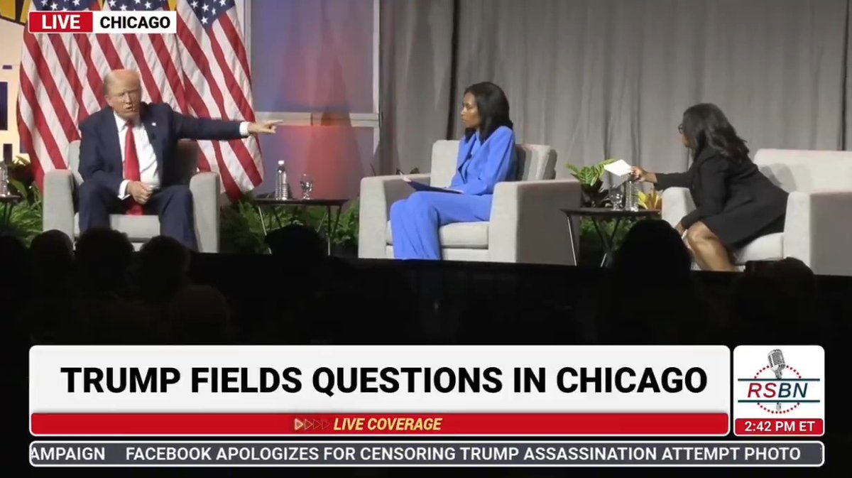 Trump: I got treated so rudely by this woman Fox host: Oh my goodness Trump: She was very rude. Very rude. That was nasty. She gave a statement, that wasn't a question Scott: I repeated your statement actually