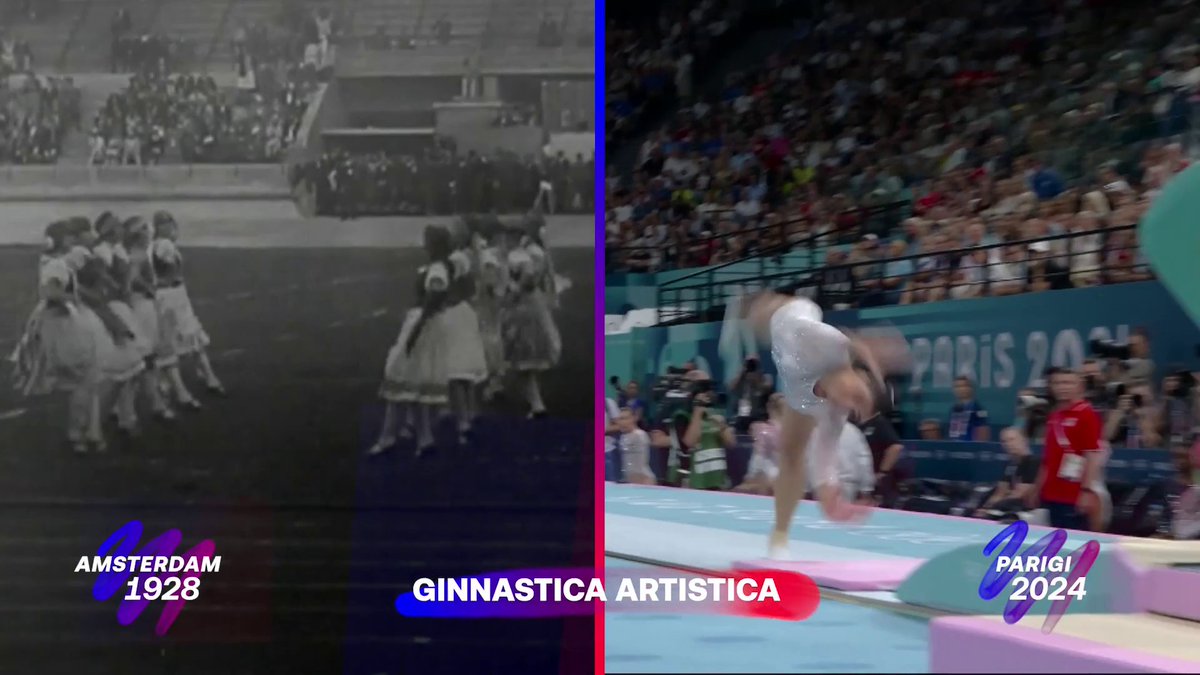 Per darvi un’idea dell’impresa delle Fate, la ginnastica era così quando l’Italia vinse la sua ultima medaglia nella gara a squadre 😱😱😱 #HomeOfTheOlympics #Paris2024 #ArtisticGymnastics #Ginnastica #Fate