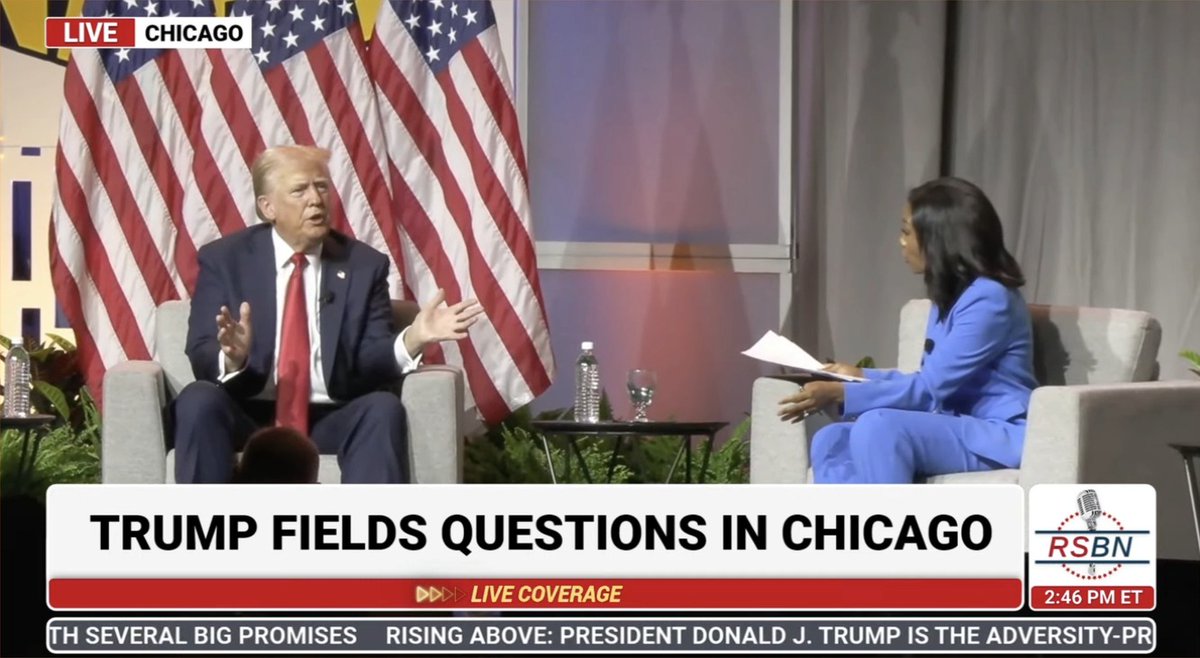 Q: We're talking about people who were seen beating police officers and dragging them down the stairs on January 6. They’re on video. You would pardon those insurrectionists? Trump: You know nobody died that day. You do know that