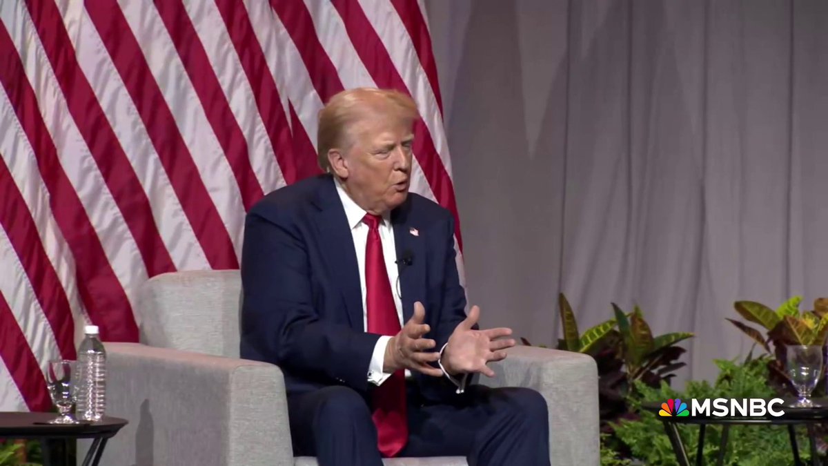 BREAKING: Trump clashes with journalists at the National Association of Black Journalists’ annual convention in Chicago.