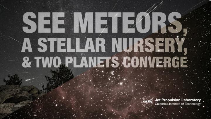 Spend your summer nights under the stars! Here's what to look out for in August: - Mars and Jupiter have a planetary rendezvous - The Perseid meteor shower reaches its peak - Great views of the Lagoon Nebula For more skywatching tips: