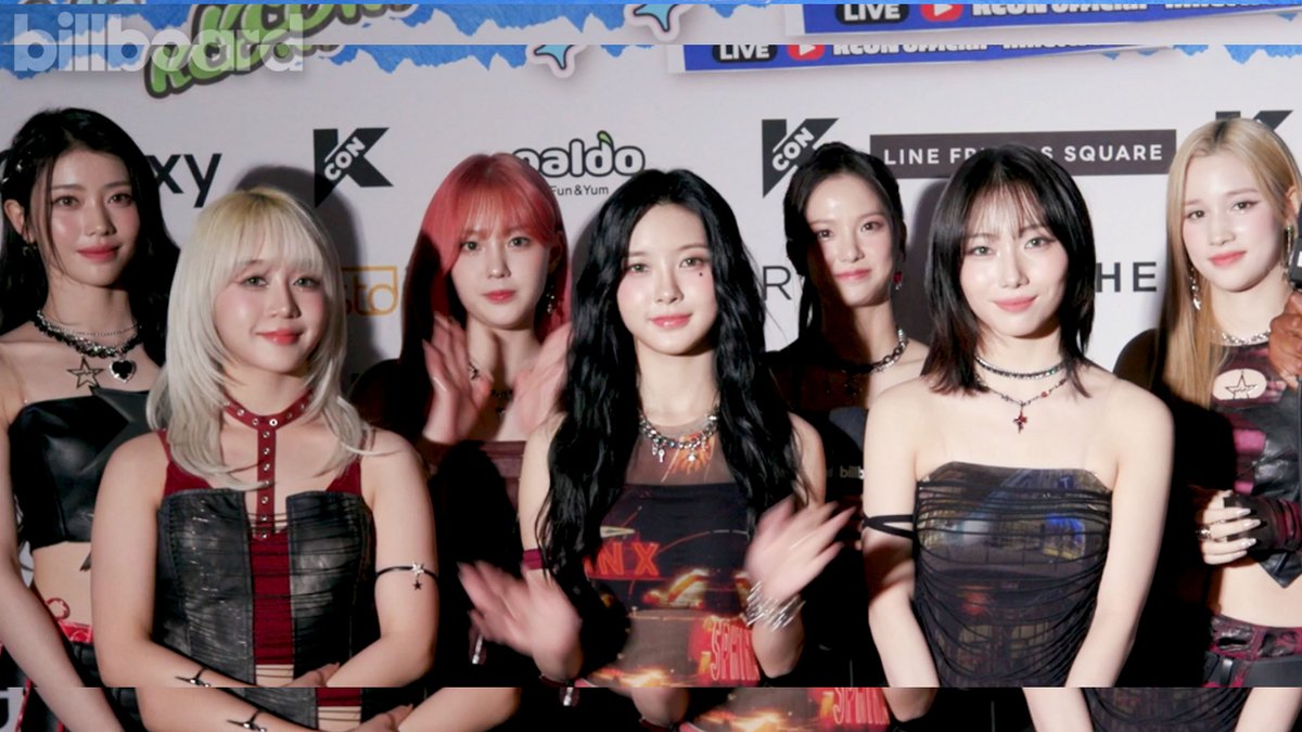 What is the current era of Kep1er? 👀🎶 They share their musical obsessions and more on the red carpet at #KCONLA.