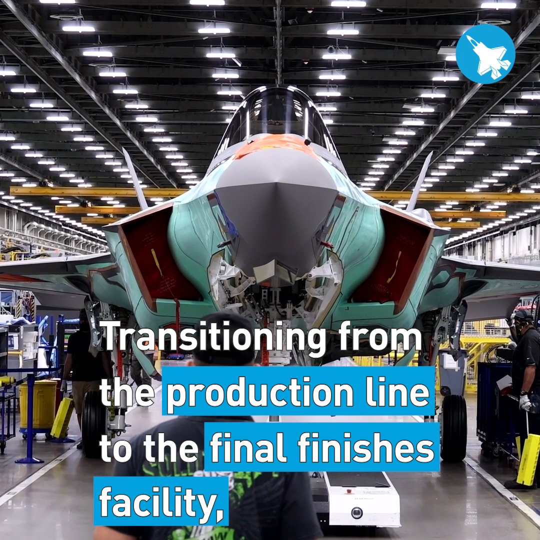Poland's first F-35 is on the move! 🏃‍♂️ AZ-01 has been moved to the final finishes facility to receive its stealth coating, bringing it one step closer to rollout. Poland's 32 F-35s will strengthen NATO and European allies in the region.