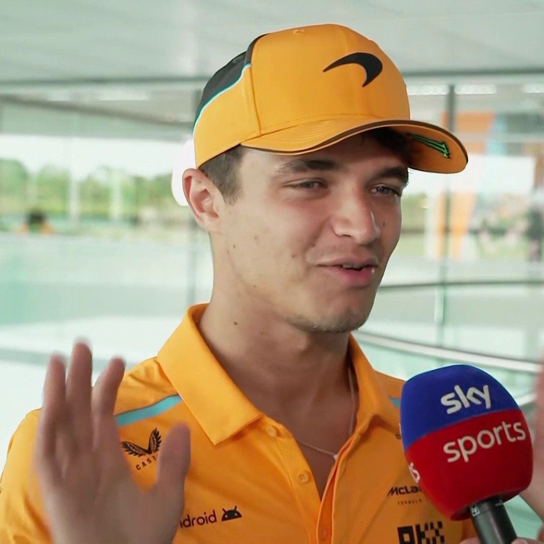 "He should have gone there" 🤷♂️ Lando reveals where he thinks Carlos should be driving 👀