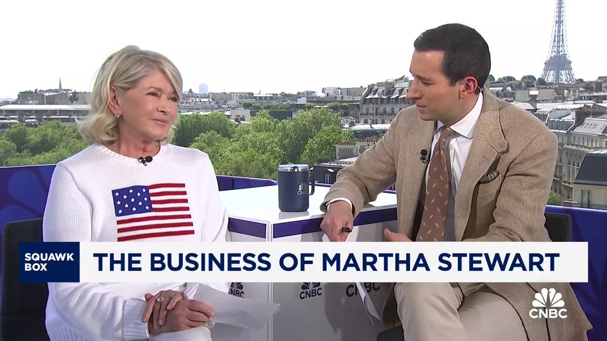 "I have been an investor in $GOOGL, $AAPL, the big tech stocks," says Martha Stewart. "$TSLA, I loved Tesla, I'm pissed at Elon Musk, and he better get back to work in certain areas."