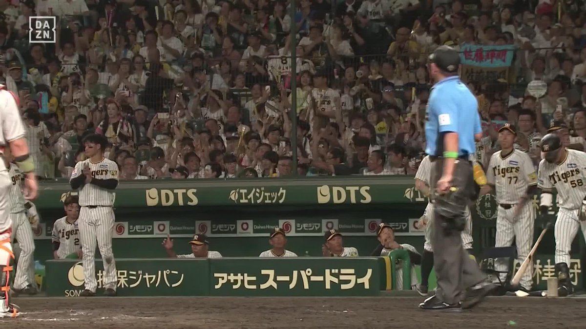 / 甲子園100周年の祝砲 \ ライトポール際にぶち込んだ #佐藤輝明 6号弾 ⚾プロ野球(2024/8/1) 🆚阪神×巨人 📱Live on DAZN #DAZNプロ野球 #tigers #DAZN &DAZN Freemiumで配信中 無料視聴はこちら⏩