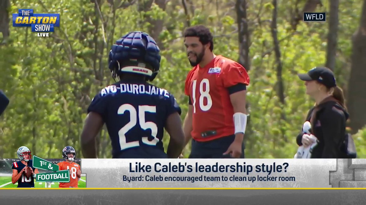 "He's Russell Wilson 2.0. This is not gonna go over well." — . sounds OFF on Caleb Williams telling teammates to clean up locker room