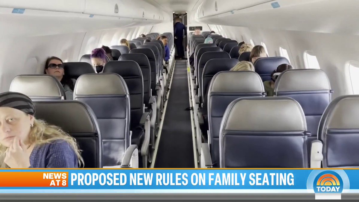 The Transportation Department is proposing a new rule that would require airlines to seat families together and would ban so-called “junk fees” associated with family seating. Tom Costello reports.