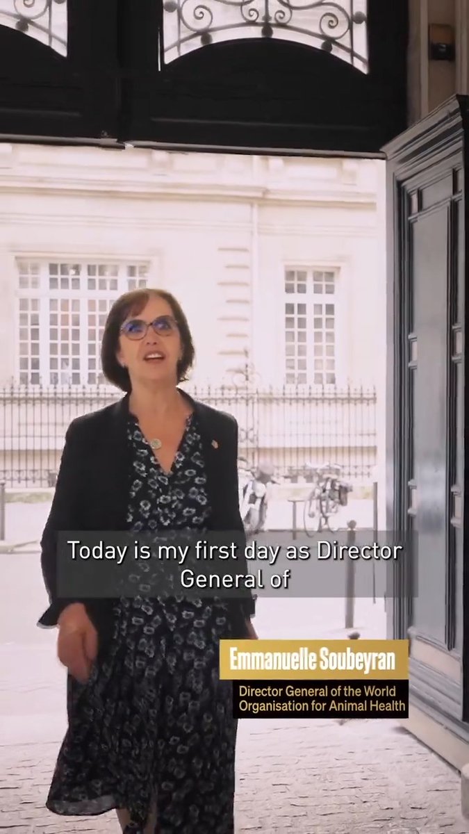 Meet Dr Emmanuelle Soubeyran, WOAH's 8th Director General. Catch the full video: Dr Emmanuelle Soubeyran