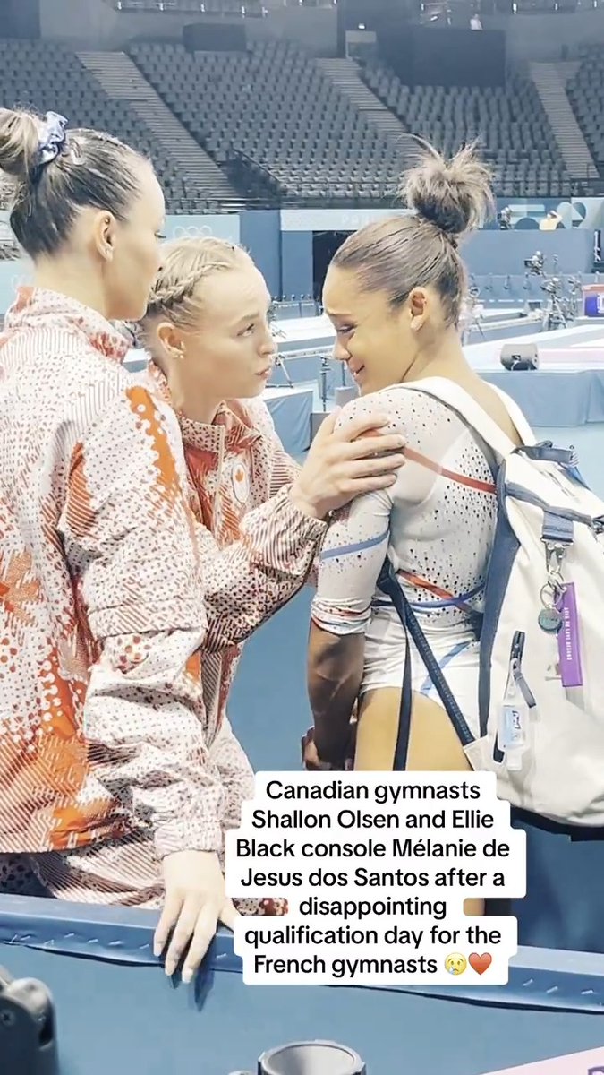 THIS. This is what the #Olympics are all about 🫶 🎥: ashleigh_wilmot/TT