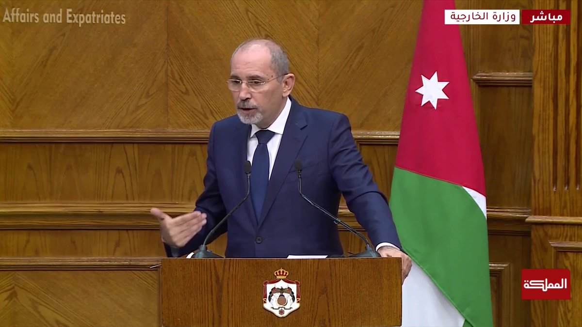 وزير الخارجية: لن نسمح لأي أحد بتحويل الأردن لساحة معركة وعلينا دائما أن نكون بمرحلة تيقظ على الحدود #الأردن #الصفدي #هنا_المملكة
