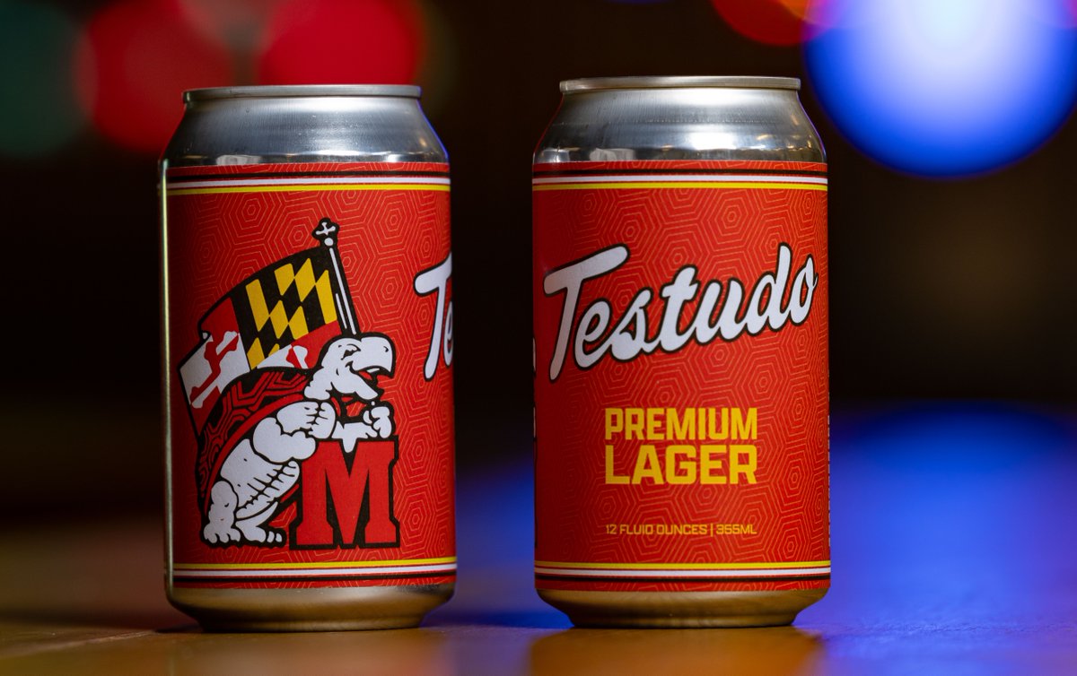 A perfect UNION! 🐢🍻 Maryland Terrapins and UNION Craft Brewing announce the new Testudo Premium Lager Craft Beer coming this August!