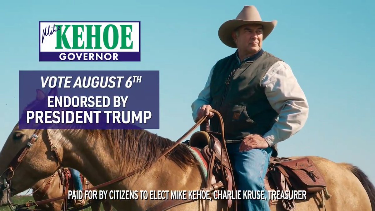 Working on our ranch has taught me one thing: you deal with a lot of…you know. It’s the same in politics, and Missourians don’t take kindly to politicians who lie. I’ll be the toughest governor we’ve ever had. On August 6th, I’m asking you to ride with me.