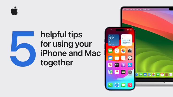 🌙 Turn on Focus across devices 📷 Scan documents with iPhone to use on Mac 📋 Copy and paste from one device to another with Universal Clipboard With Continuity, your Apple devices work together seamlessly. Here are some tips to get started.